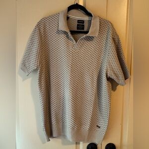 Buffalo David Bitton Tan  Patterned Men's Polo Shirt